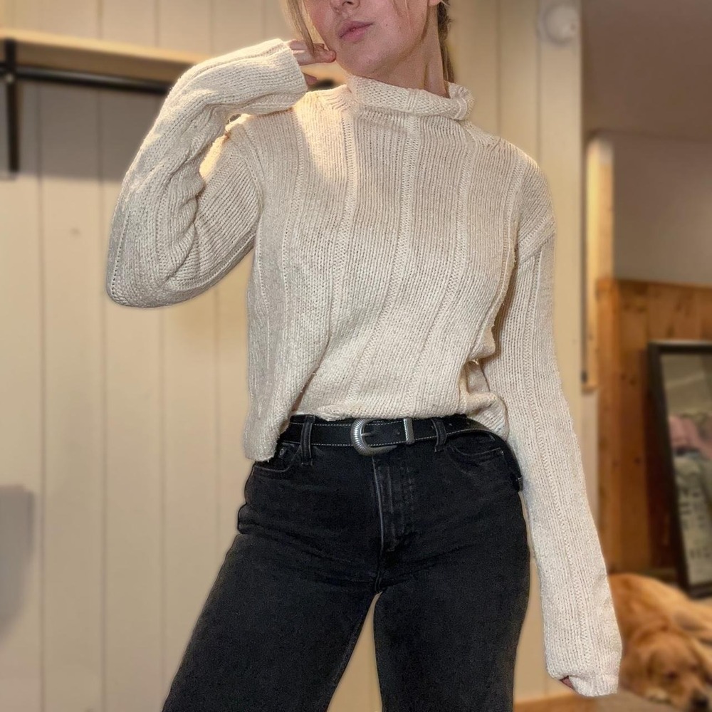 Vintage Polo Ralph Lauren Sport roll-neck knit sweater